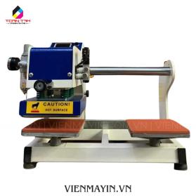 Máy ép lgo khí nén15x15 2 mâm kéo đầu