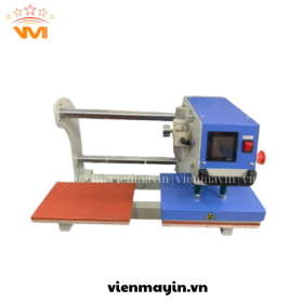 Máy ép nhiệt phẳng khí nén 20x30 2 mâm