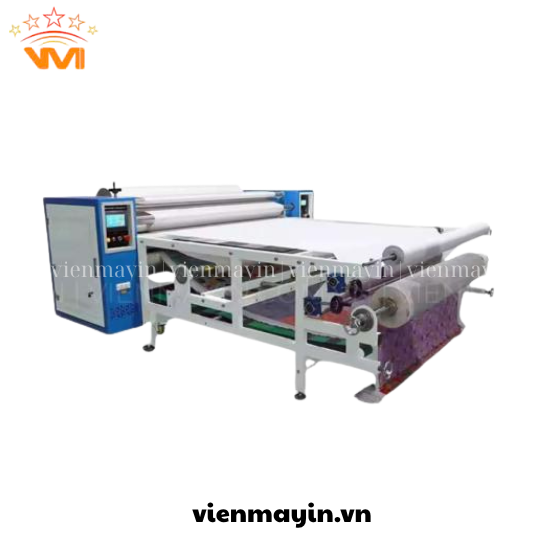 Máy ép lulô cuộn vải chuyển nhiệt khổ lớn