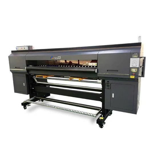 Máy in chuyển nhiệt công nghiệp 8 đầu in i3200 Hãng Fedar
